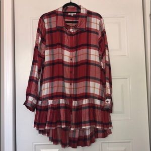 Grace & Lace Ruffle plaid size XL